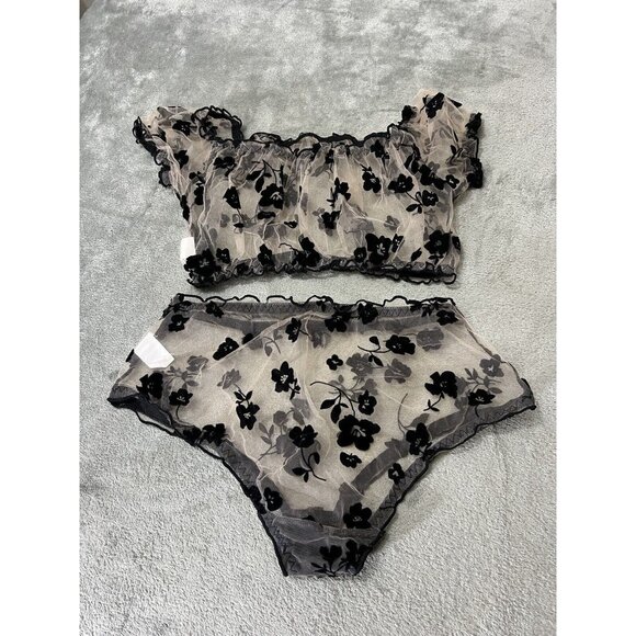 Sexy Women Lingerie 3 Piece Small Bra Panty Teddy Babydoll Nightwear Underwear - Picture 4 of 4